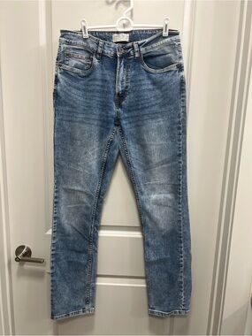 Jachs Slim Straight Light Blue Washed Jeans 33/32